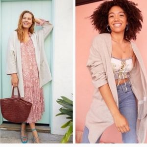 Anthropologie Donni  Sandwash Cardigan - One Size Fits All New